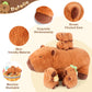 Suzzipals 5-In-1 Capybara Stuffed Animals With Babies Inside, 5Pc Set Capybara Plush With Mommy & 4 Babies, Capybara Plushies, C