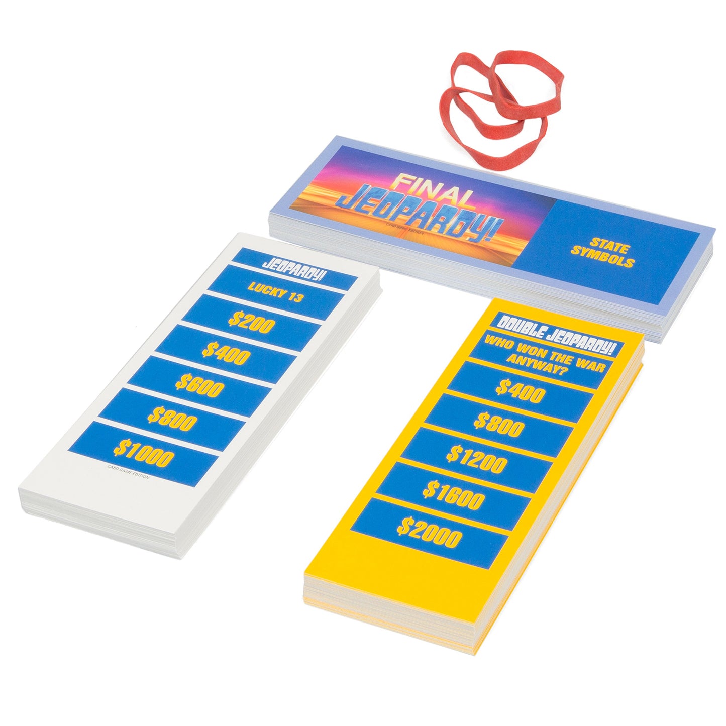 Outset Media Jeopardy The Card Game - Travel Quiz Game With 108 Answers And Questions - Ages 12+