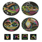 Lite Brite Hd Template And Peg Refill Set Plus Storage, 360 Mini-Pegs And 8 Templates