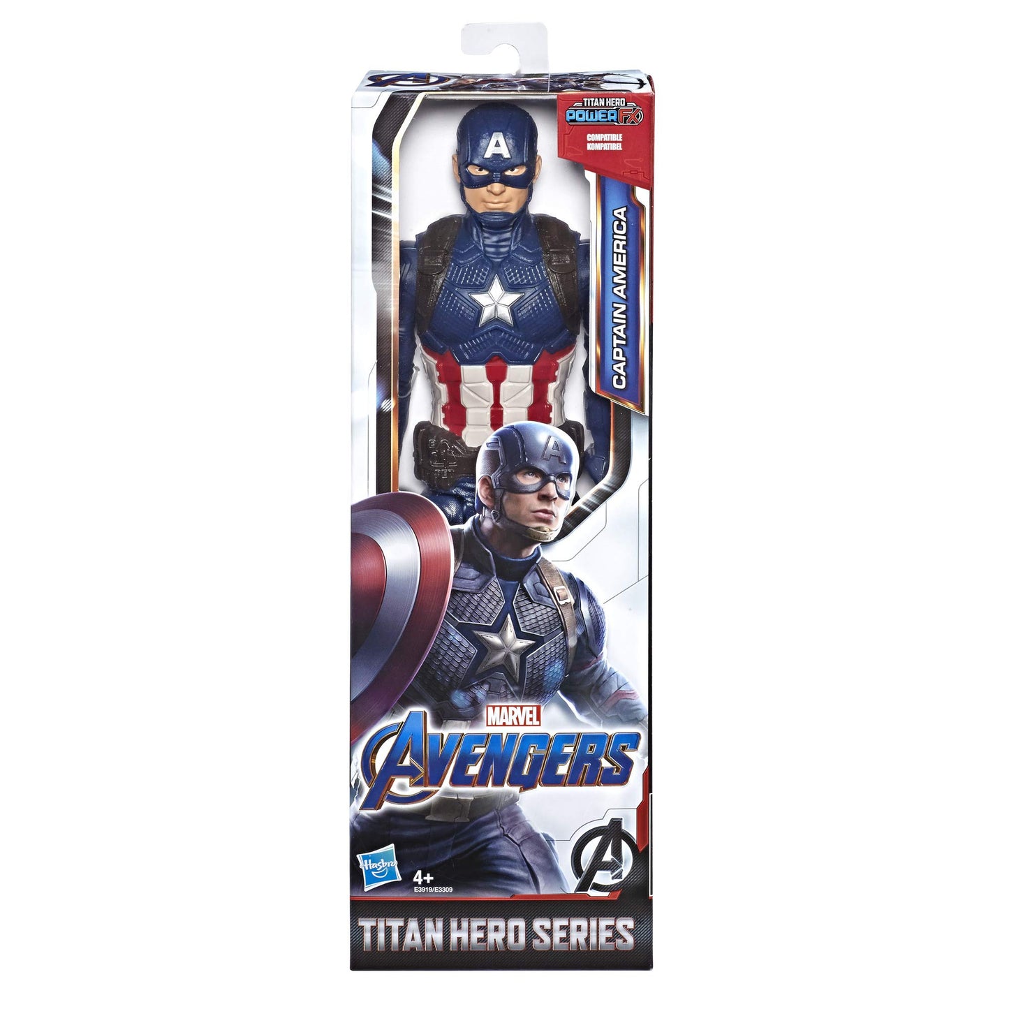 Marvel Avengers: Endgame Titan Hero Series Captain America 12'-Scale Super Hero Action Figure Toy With Titan Hero Power Fx Port