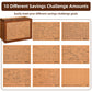 10000 Kakeibo Wooden Money Saving Challenge Box Cash Vault Piggy Bank For Adults Kids Savings Goals Smash Box Saver For Boys And