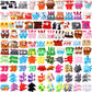 Leyndo 200 Pcs Mini Stuffed Animals Bulk Small Stuffed Animals Keychain Tiny Plush Toys for Operation Christmas Classroom Reward