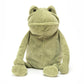 Jellycat Fergus Frog Stuffed Animal  Medium 13 inches - Amphibian Plush Toy - Classic Children's Gift