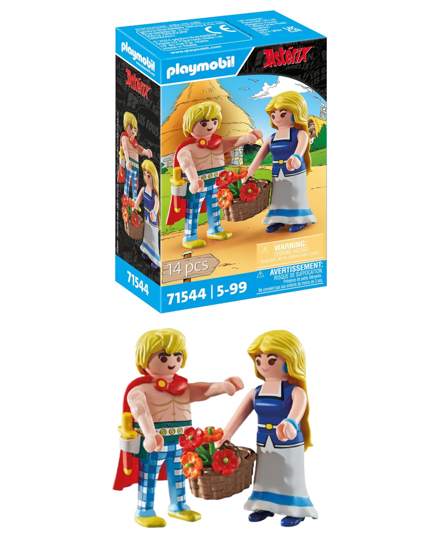 Playmobil | Asterix | Tragicomix And Falbala | Couple In Love From The Asterix Universe | Toy For Children From 5 Years | 71544