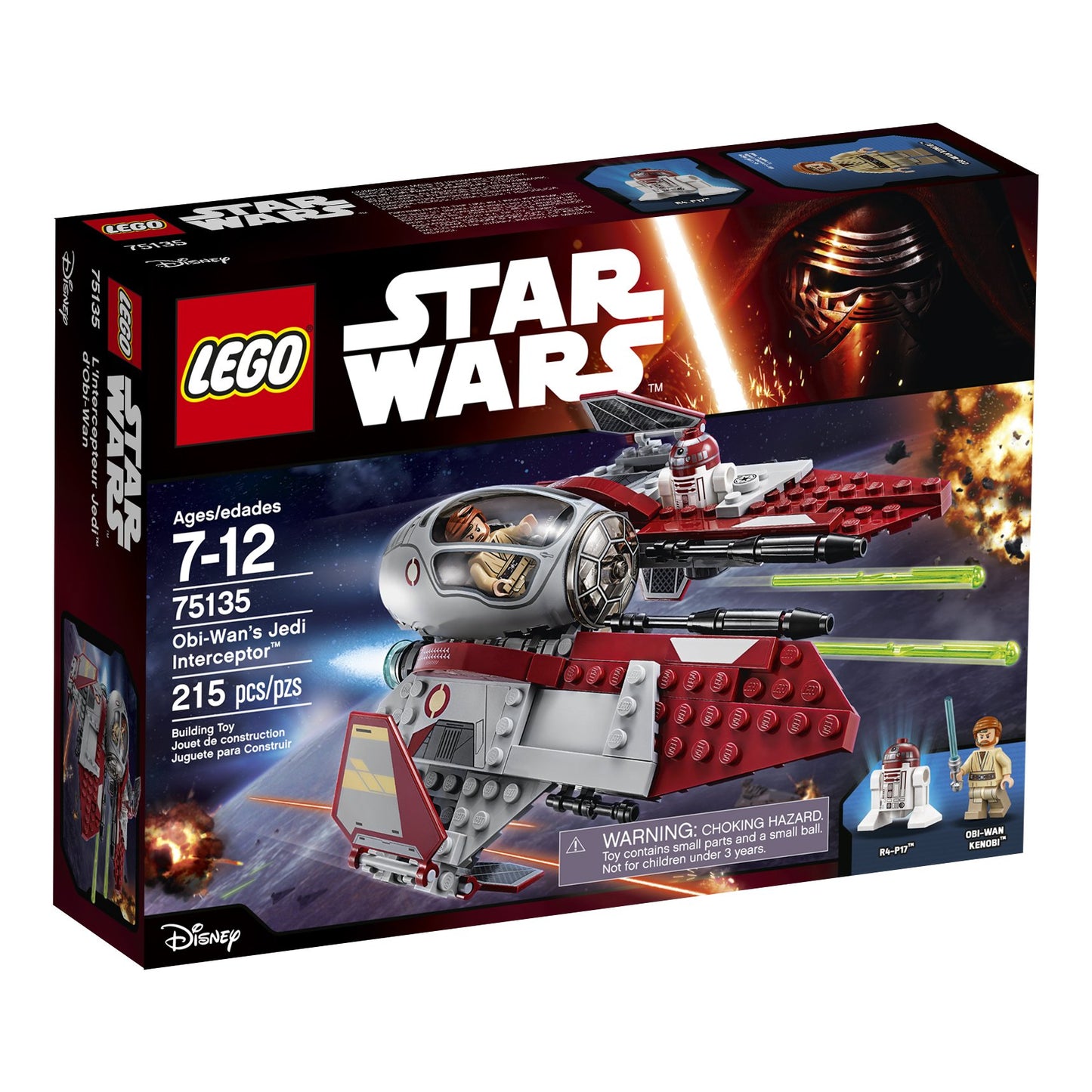 Lego Star Wars Obi-Wan'S Jedi Interceptor 75135 Building Kit (215 Piece)