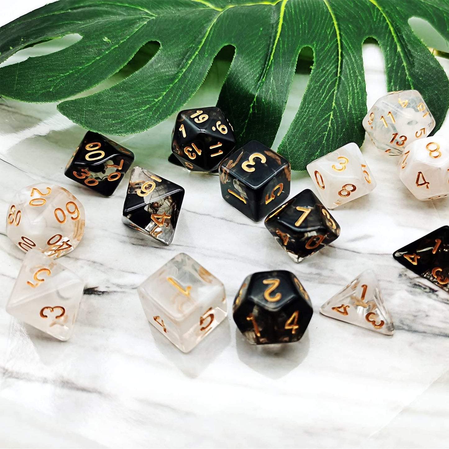 DND Dice Set 2 Pack Polyhedral D&D Dice Gorgeous Dice for Dungeons and Dragons Dices Goblin DND Role Playing Games and Table Gam