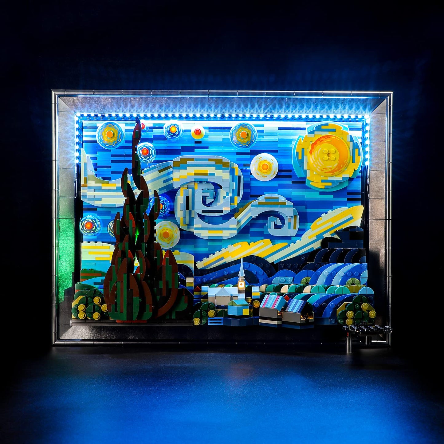 BRIKSMAX Led Lighting Kit for LEGO-21333 Vincent Van Gogh(Remote-Control Version) - The Starry Night - Compatible with Lego Idea