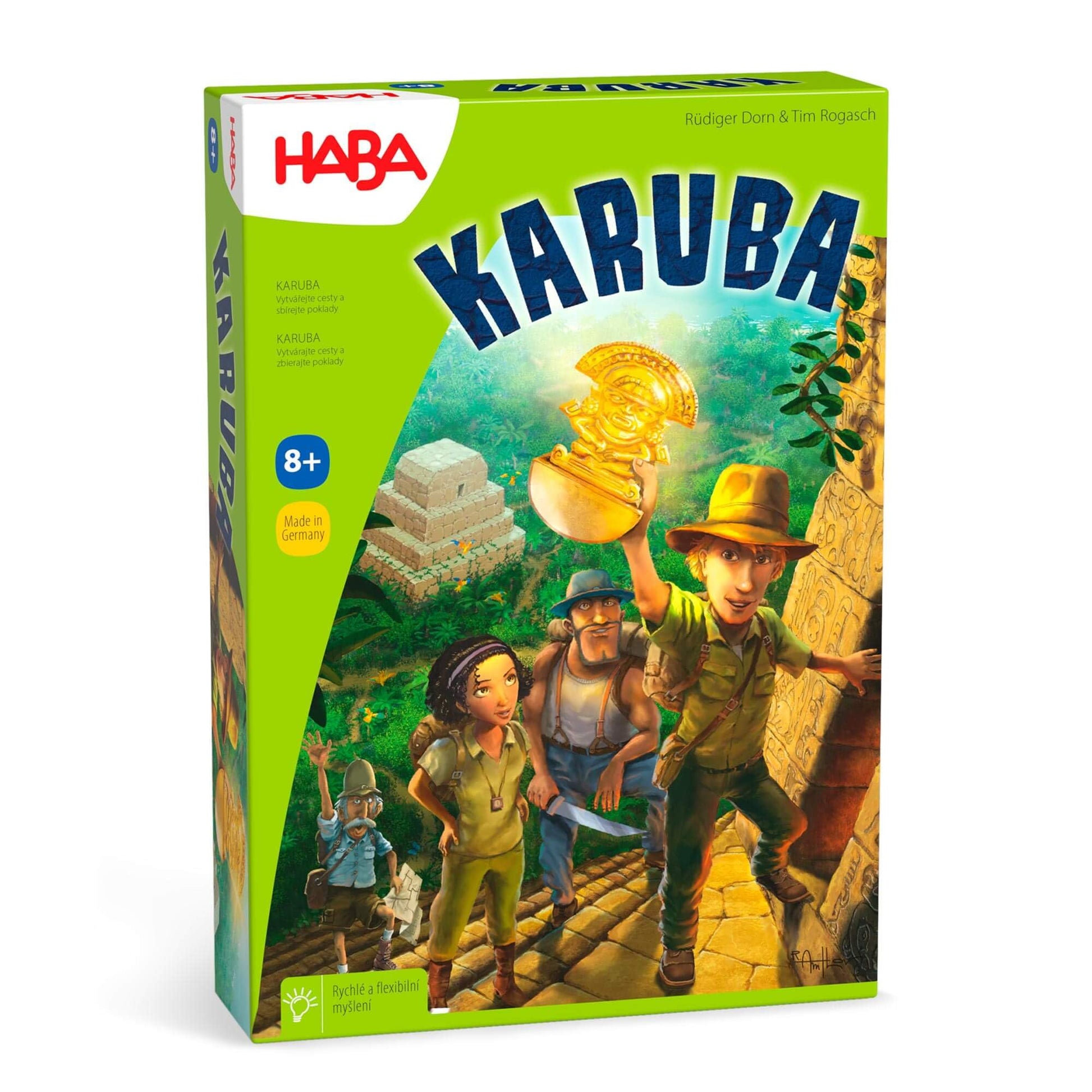 Haba Karuba - Jungle Adventure Tile Placement Family Puzzle Game - Exciting Family Games & Kids Board Games Ages 8-12 (Made In Germany)