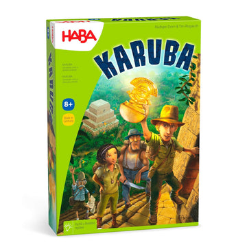 Haba Karuba - Jungle Adventure Tile Placement Family Puzzle Game - Exciting Family Games & Kids Board Games Ages 8-12 (Made In Germany)