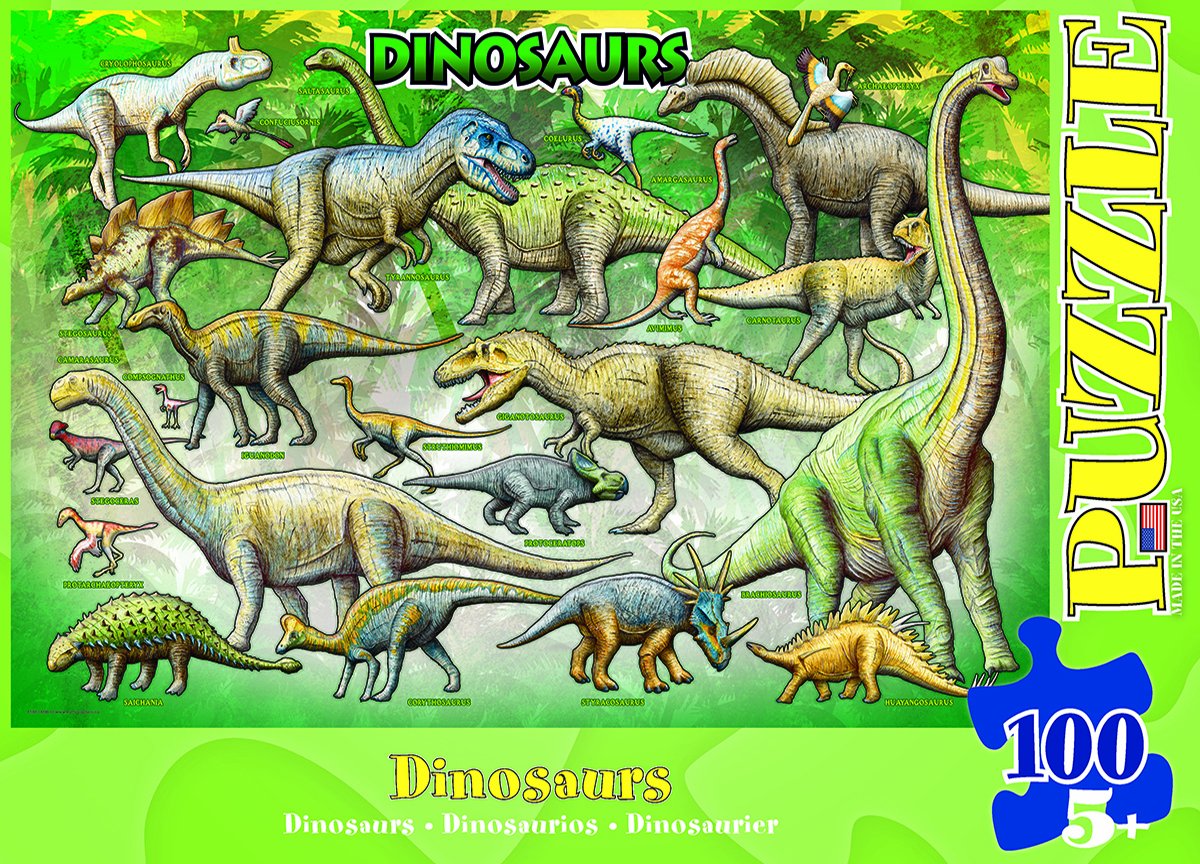 Dinosaurs 100 Piece Jigsaw Puzzle
