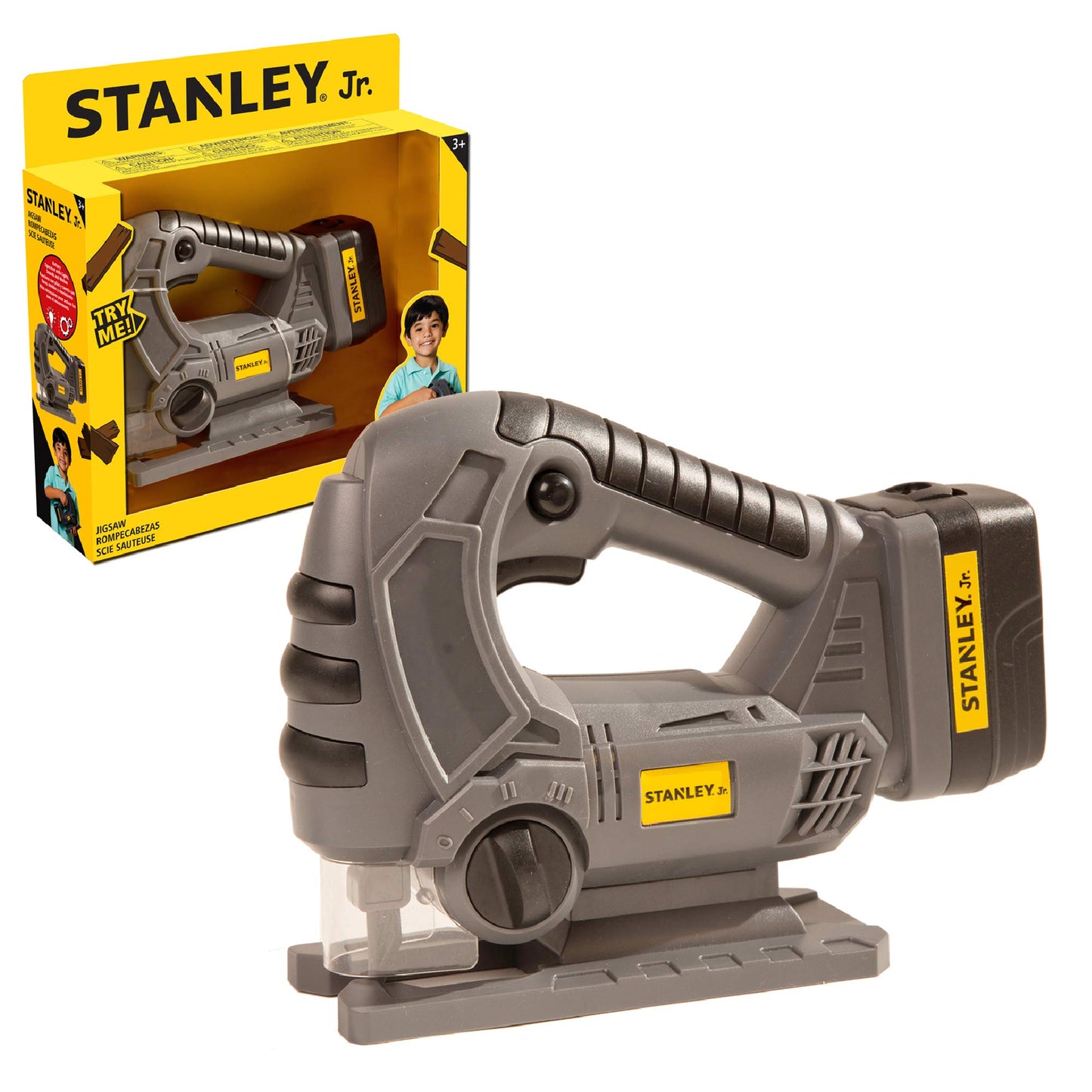 Stanley Jr Jigsaw Toy - Carpentry Role Play For Kids - Enhance Hand And Eye Coordination - Power Tool