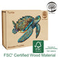 Wooden Jigsaw Puzzle For Adults And Kids Unique Shape Wood Colorful Beautiful Box Fun Challenge Brain Health Family Game Creativ