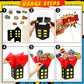 Soulchen 12 Sets Hero Themed Party Centerpieces Decorations Hero Action Sign Table Toppers with City Box Circus Sound Effect Cut
