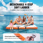 Vevor Inflatable Floating Dock, 8 X 5Ft Inflatable Dock Platform, Non-Slip Water Floating Dock Mat With Portable Carrying Bag &