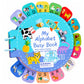 Kidology Alphabet Busy Book for Kids 2 3 4 5 Years | Letter Recognition & Pen Control Skills | Reusable Montessori Quiet Binder 