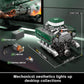 Mould King V8 Engine Model Kit - 2250+ PCS DIY Building Block, 8-Cylinder Combustion Engine for Kids & Adults 14+ Years, Model WX10182-SWR