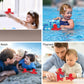 Dollibu Octopus Bath Buddy Squirter - Floating Red Octopus Rubber Bath Toy, Fun Water Squirting Bathtime Play For Toddlers, Cute