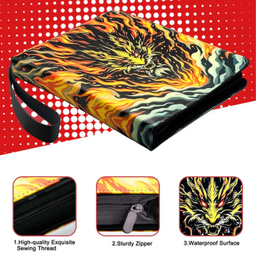Trading Card Binder for Cards  9-Pocket Portable Card Collector Ablum Holder Book Fits 900 Cards with 50 Removable Sleeve  Waterproof Card Binder Display Storage Carrying Case for TCG-Dragon