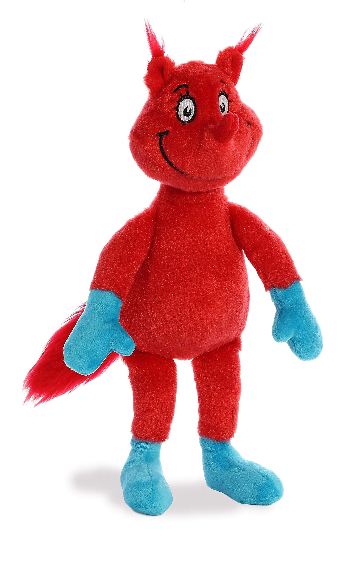 Aurora Whimsical Dr. Seuss Fox In Socks Stuffed Animal - Magical Storytelling - Officially Licensed - Red 12 Inches