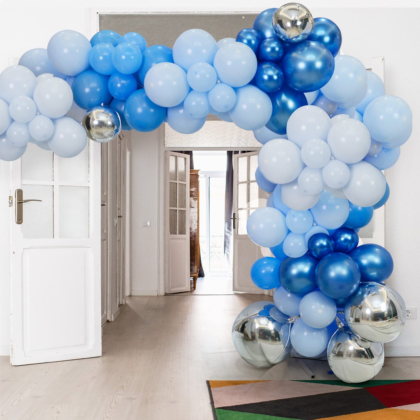 14Pcs Silver Foil Balloons Mylar Balloons 22In 15In 10In Silver Balloons Different Sizes Large Metallic Silver Balloons Chrome B