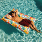 Big Joe Lagoon Lounger No Inflation Needed Pool Float, Fruit Salad Doubled-Sided Mesh, Quick Draining Fabric, 5 Feet Giant
