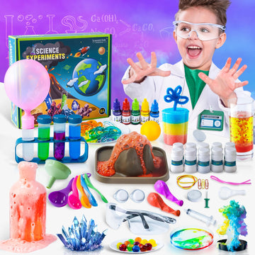 Science Kits For Kids - 70 Experiments Science Kit For Kids Age 6-12 Year Old, Stem Educational Science Toys Gifts For Girls Boy