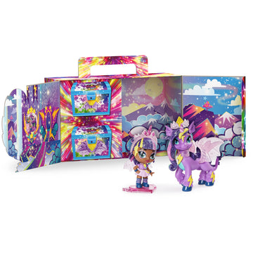 Hatchimals Pixies Riders, Moonlight Mia Pixie And Unicornix Glider Set With Mystery Feature