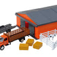 New Ray Kubota Farm Vehicles With Machine Shed Set