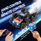 UrZoo 8 Wheels Remote Control Car, 2.4GHz Gesture Sensing RC Stunt Car with Spray & Cool Light for Kids 9-12 Year Old Christmas