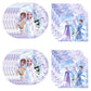 40Pcs Frozen Birthday Party Supplies, include 20 Plates and 20 Napkins, Frozen Birthday Party Decorations