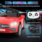 12V Kids Ride On Car With 2.4G Remote Control,Battery Powered Electric Car Ride On Vehicle Double Doors, 5 Point Safety Belt,Led Light (Sc-Red)
