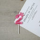 3.15 inch Pink 2 Birthday Candles,3D Crown Number 2 Cake Topper for Birthday Decorations