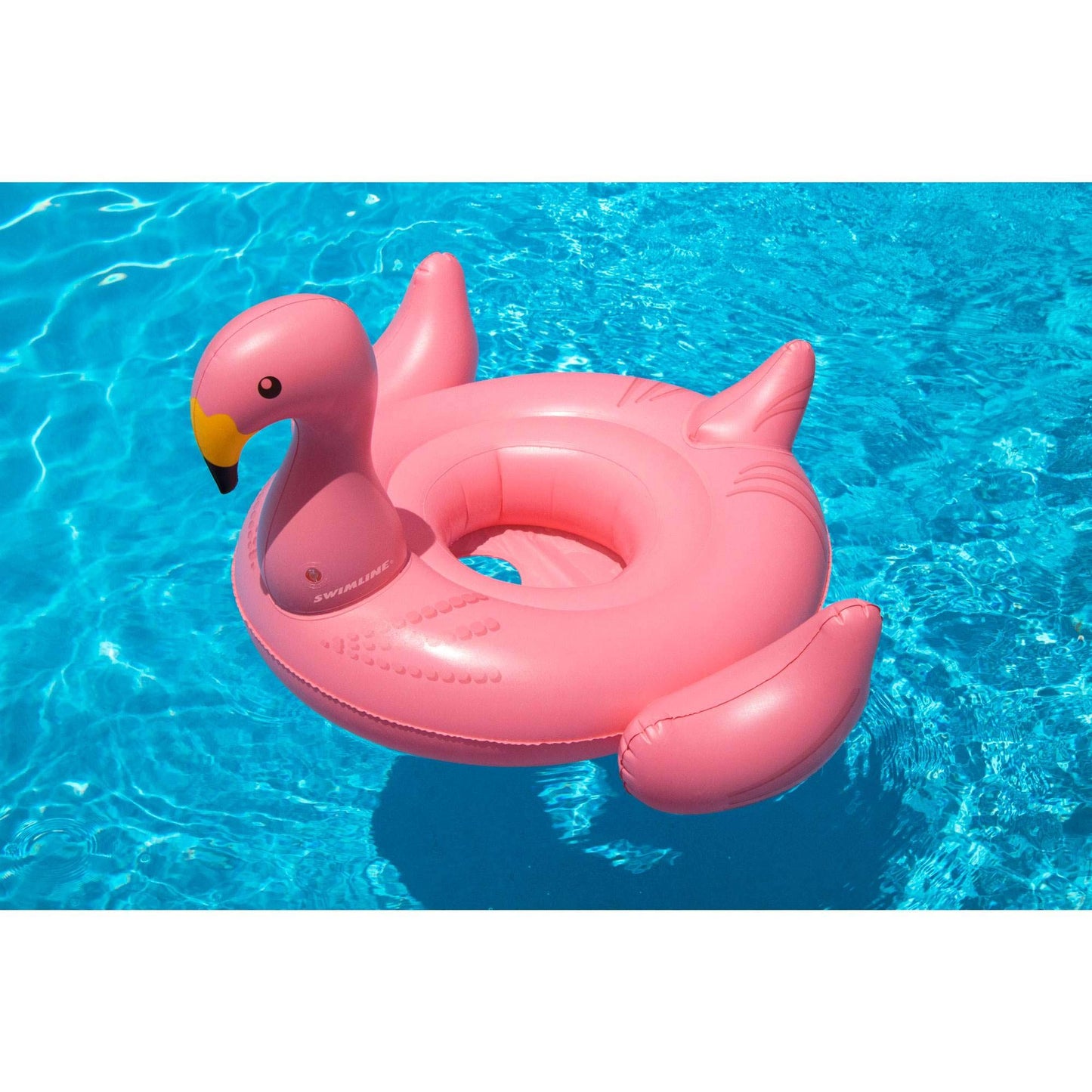 Swimline Inflatable Flamingo Baby Seat Float