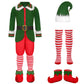 Gortykor Kids Christmas Elf Costume For Boys Holiday Elf Costume Outfit (5-6 Years)