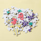 Mr. Pen- Blank Puzzle, 12 Pack, 40 Pieces/Pack, 9.3'' X 6.2'', Heart Shaped White Puzzle, Blank Puzzles To Draw On, Easter Gift