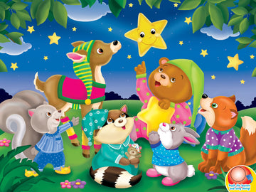 Masterpieces 24 Piece Twinkle Twinkle Sing-A-Long Sound Floor Puzzle For Kids - 18''X24''
