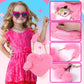 Golray Princess Gifts For Girls Toys Aged 4 5 6 7 8 9 10 Years Old, My First Purse With Pretend Play Accessories Handbag/Sunglasses/Diary/Water Bottle, Kid Teen Girl Stuff Birthday Toy