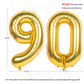 40 Inch Gold Number Balloons Helium Foil Mylar Balloon Birthday Party Banquet Decoration 90