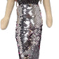 Anico 18' Colorful Mermaid With Blonde Hair With Purple/Silver Color Changing Tail