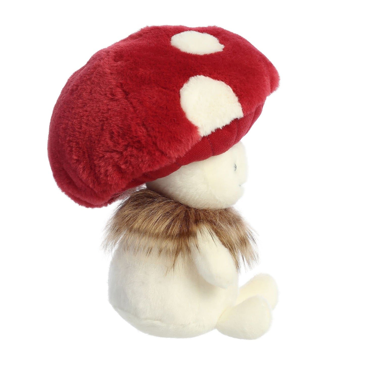 Aurora® Agaric The Shroom Fairy™ Stuffed Animal - White, 9 Inches, Small, Polyester - Enchanting Mythical Creature for Magical Adventures