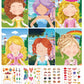 20 Pcs Make Your Own Princess Sticker Sheets For Kids With Princess Party Favors Face Stickers For Kids Crafts Activities Gift B