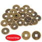 GeoFossils Authentic Chinese Good Luck Coins, Gold Plastic, 1 Inch, Model 57856, 25 Coins in Package