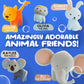 Splashez Mold Free Bath Toys For Kids & Toddlers, Sealed No Hole Baby Bath Toys, Soft Durable Animals Set, Float On Water, No Mold Design For Shower Tub Pool, Infant Babies Ages 0-1-3-6-12-18 Mo