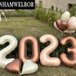 Jonhamwelbor 40 Inch Number 0 Balloon Large Size Foil Helium Big Number Balloon 0-9 Birthday Party Mylar Balloon Numbers Decor (