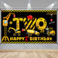 Construction 2Nd Birthday Banner Decorations For Boys Kids, Dump Truck Construction Theme Two Birthday Party Supplies, Excavator