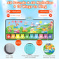 Momuse Piano Music Mat With 80 Sounds, Large Animal Car Touch Blanket Playmat Carpet Musical Toys For Toddlers 1-3, Portable Flo