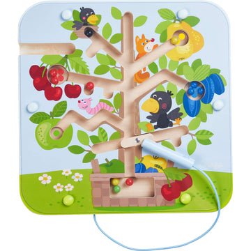 Haba Busy Board For Toddlers 2-4: Orchard Magnetic Maze Puzzle Game, Toddler Travel Toys & Montessori Toys