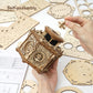 Rokr 3D Wooden Puzzles For Adults Mechanical Music Box-Secret Garden, Diy Rotating Music Box Model Building Kits For Teens, Diy