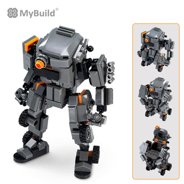 Mybuild Mecha Frame Armed Forces Stryker 5023 - Mech Toy Building Bricks For Mech Fans Aged 14+ (Dark Gray)