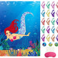 Morcheiong Pin The Tail On The Mermaid Birthday Party Game With 48Pcs Tails For Kids Mermaid Birthday Supplies Decorations Favors